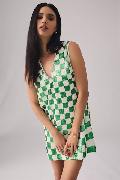 Verb by Pallavi Singhee Checkered Shift Dress is a cute st patrick's day dress outfit