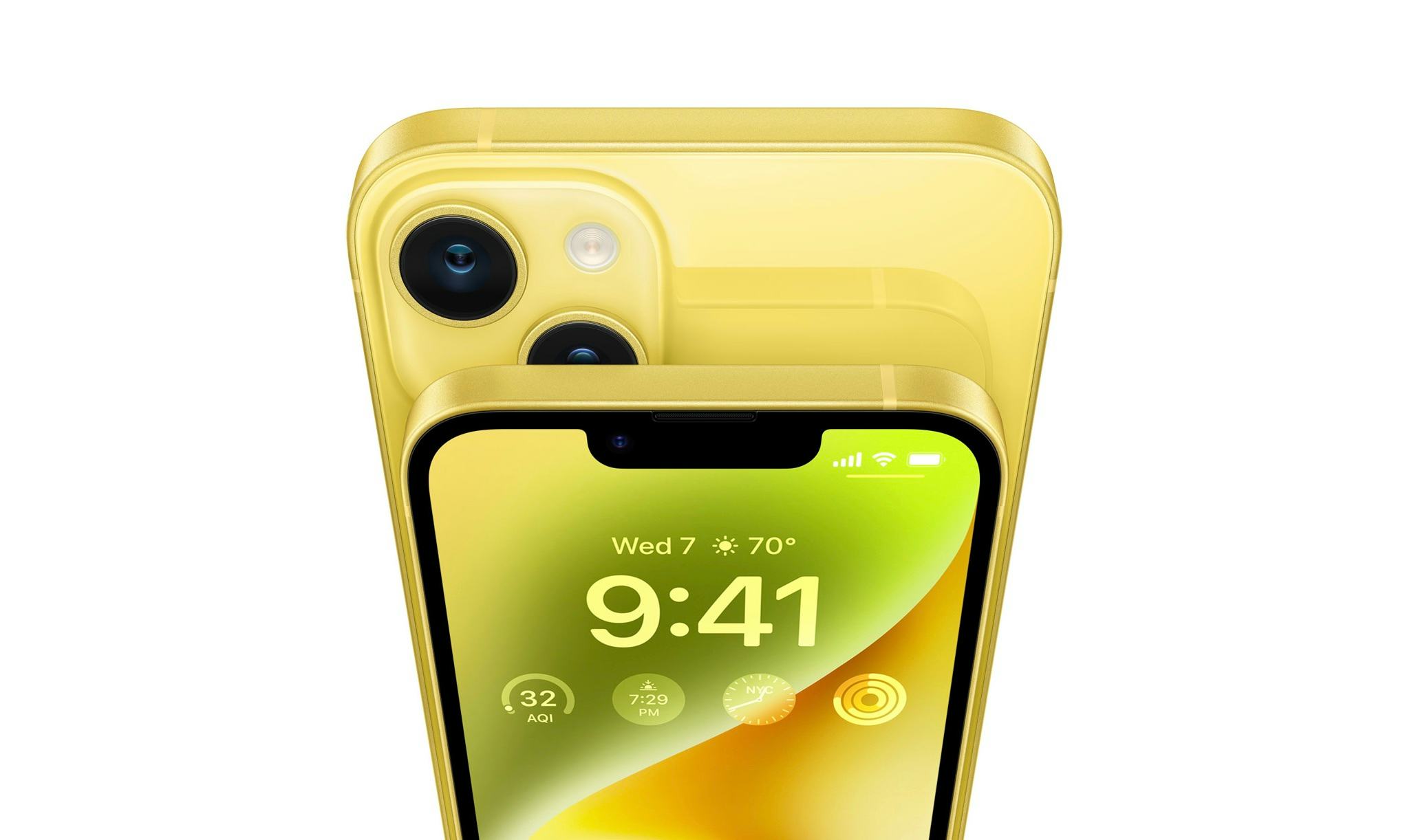 Yellow iPhone 14 and 14 Plus Start at the Same $799 and $899