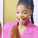 'Little Mermaid' Star Halle Bailey unveiled the new Ariel doll that looks just like her on Instagram...