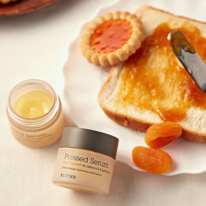 Blithe Pressed Serum Gold Apricot Niacinamide Moisturizer