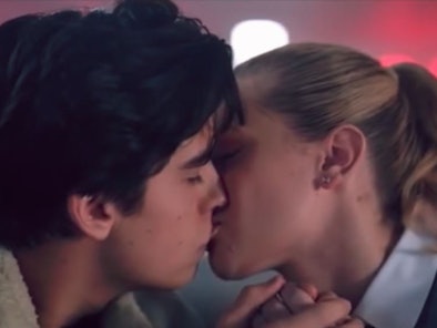 Cole Sprouse and Lili Reinhart as Jughead and Betty