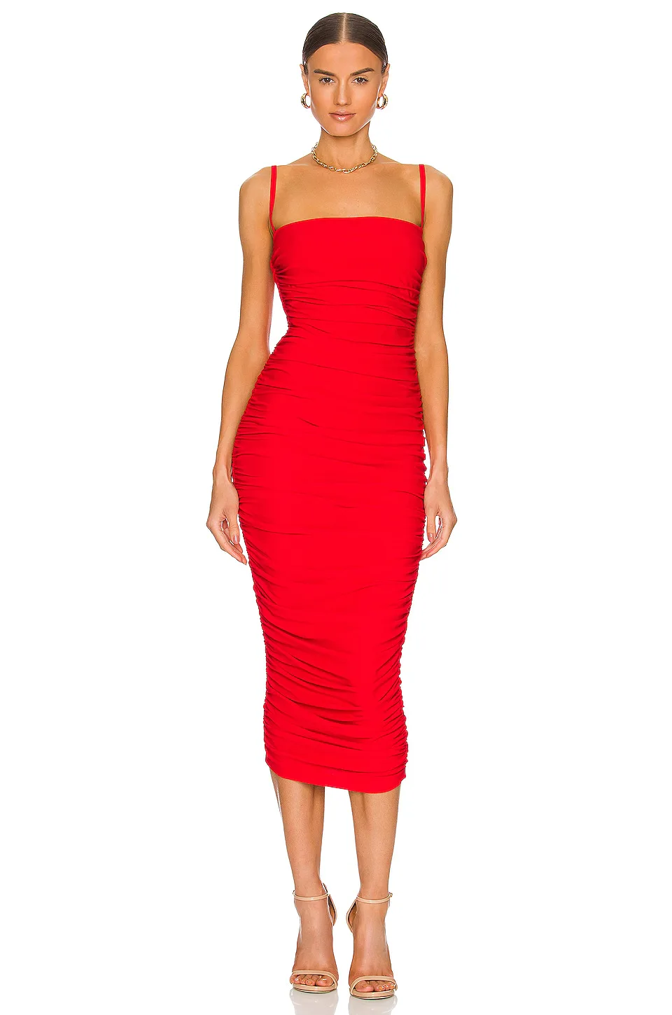 kerry washington red dress Kerry Washington wearing Whitney Houston's red Marc Bouwer dress from 1996 : r/whatthefrockk
