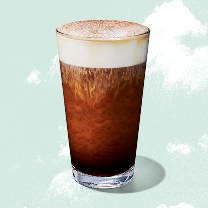 The Cinnamon Caramel Cream Nitro Cold Brew is new to Starbucks' menu for the spring. 