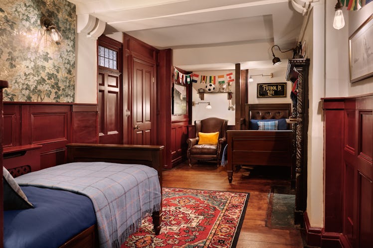 The 'Ted Lasso' Airbnb in London has a second bedroom with 'Ted Lasso' quotes as decor. 