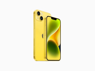 Yellow iPhone 14 and 14 Plus