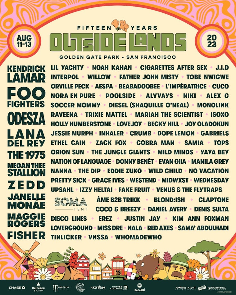 Outside Lands 2023 Lineup, Dates & Location, How To Buy Tickets