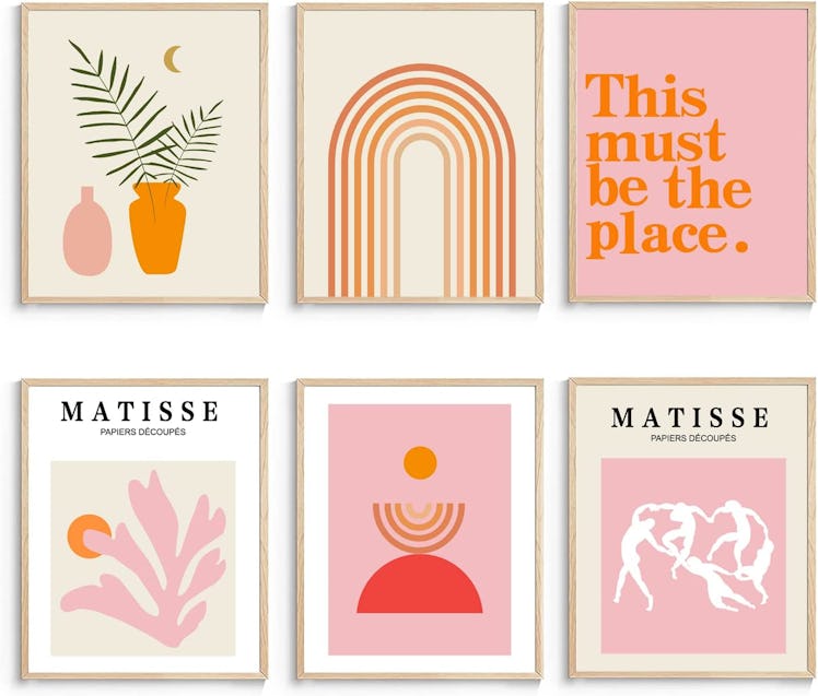 XBYGIMI Matisse Wall Art (Set of 6) 