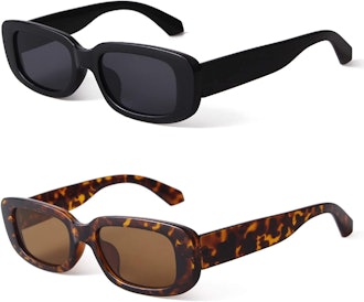 ADE WU Rectangle Sunglasses (2-Pack)