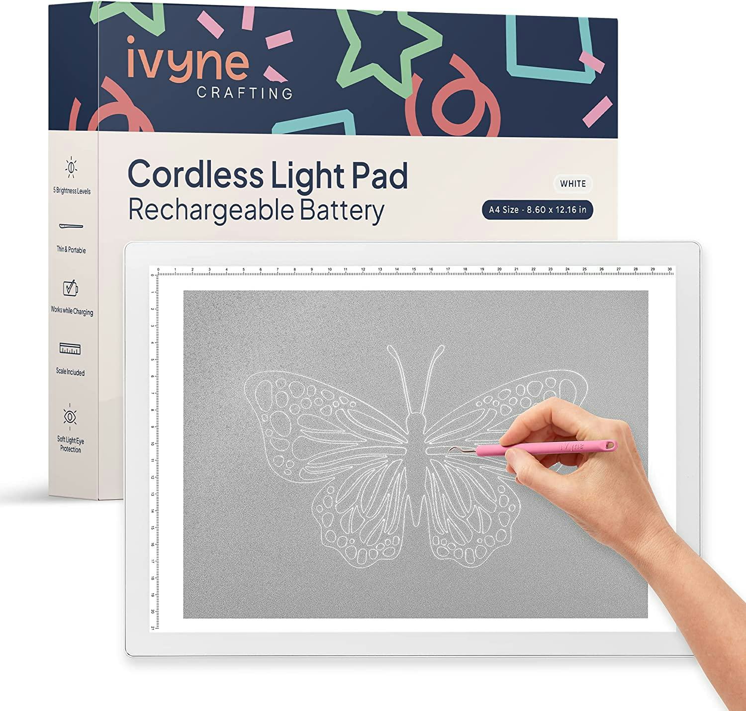 iVyne Rechargeable Led Bright Ultra-Thin Light Pad