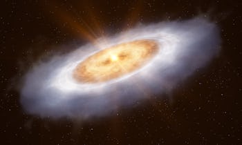 a few belts of material with a star at the center