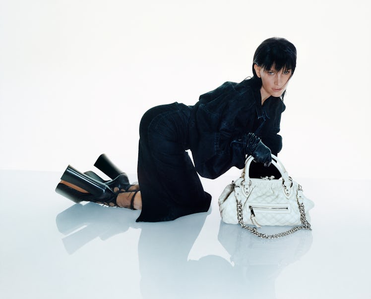 ashlee simpson in the marc jacobs stam bag ads