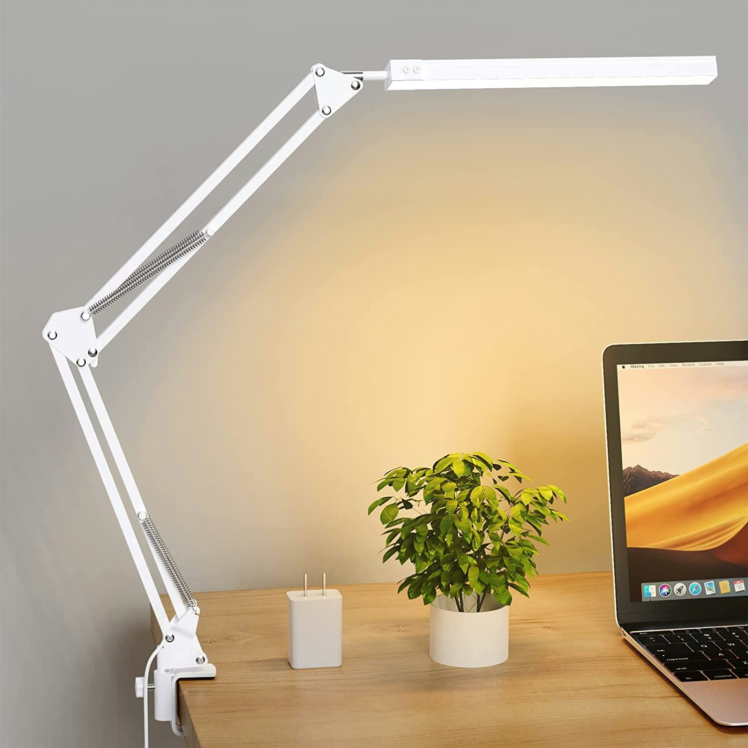 TROPICALTREE LED Clamp-On Desk Lamp