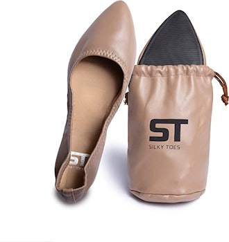 Silky Toes Foldable Flat Ballet
