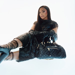 Ashanti in Marc Jacobs Stam Bag campaign