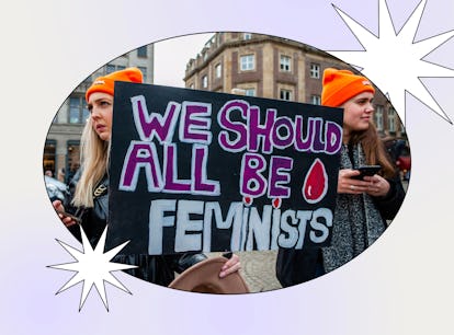 International Women's Day sign