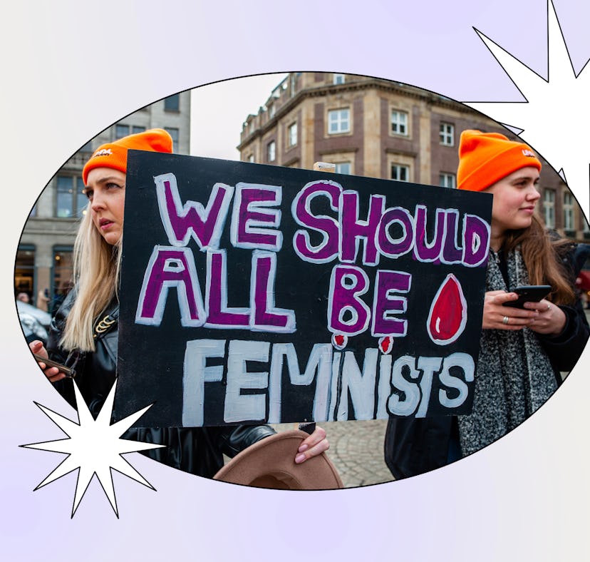 International Women's Day sign