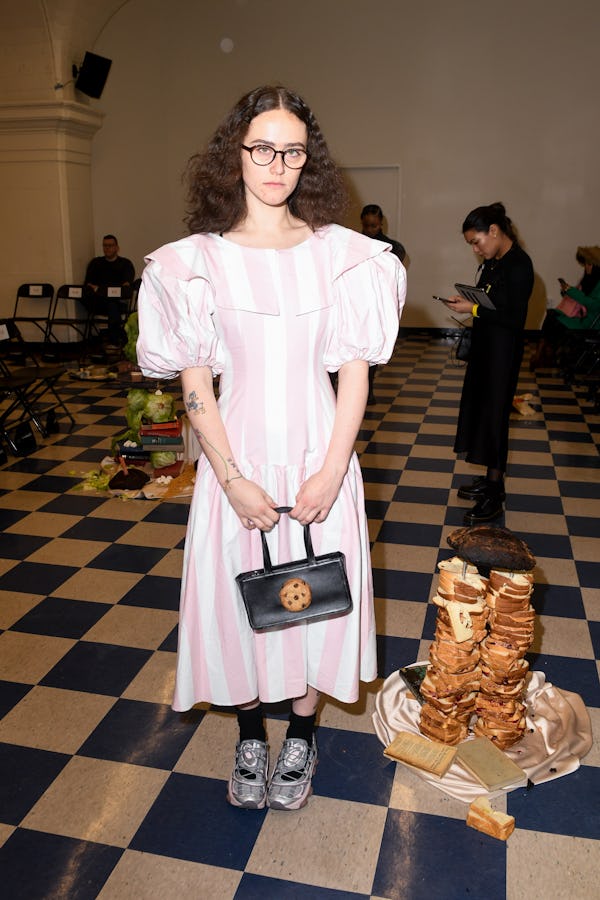 Ella Emhoff carried a Cookie bag at NYFW. 