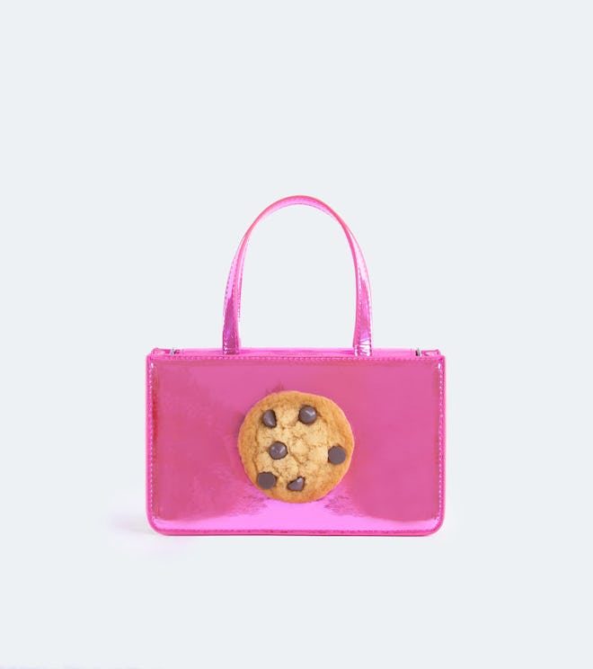 Small Cookie Bag In Pink Metallic