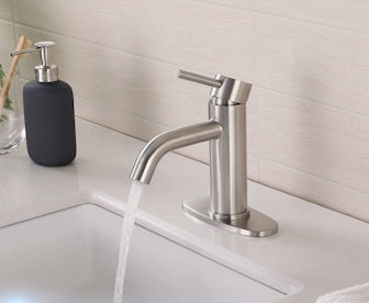 Mueller Premium Single-Hole Bathroom Sink Faucet