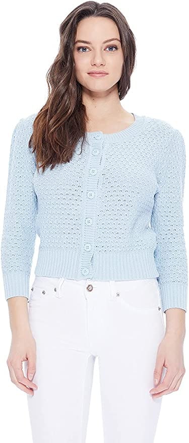 YEMAK Women&rsquo;s Cropped Cardigan Sweater
