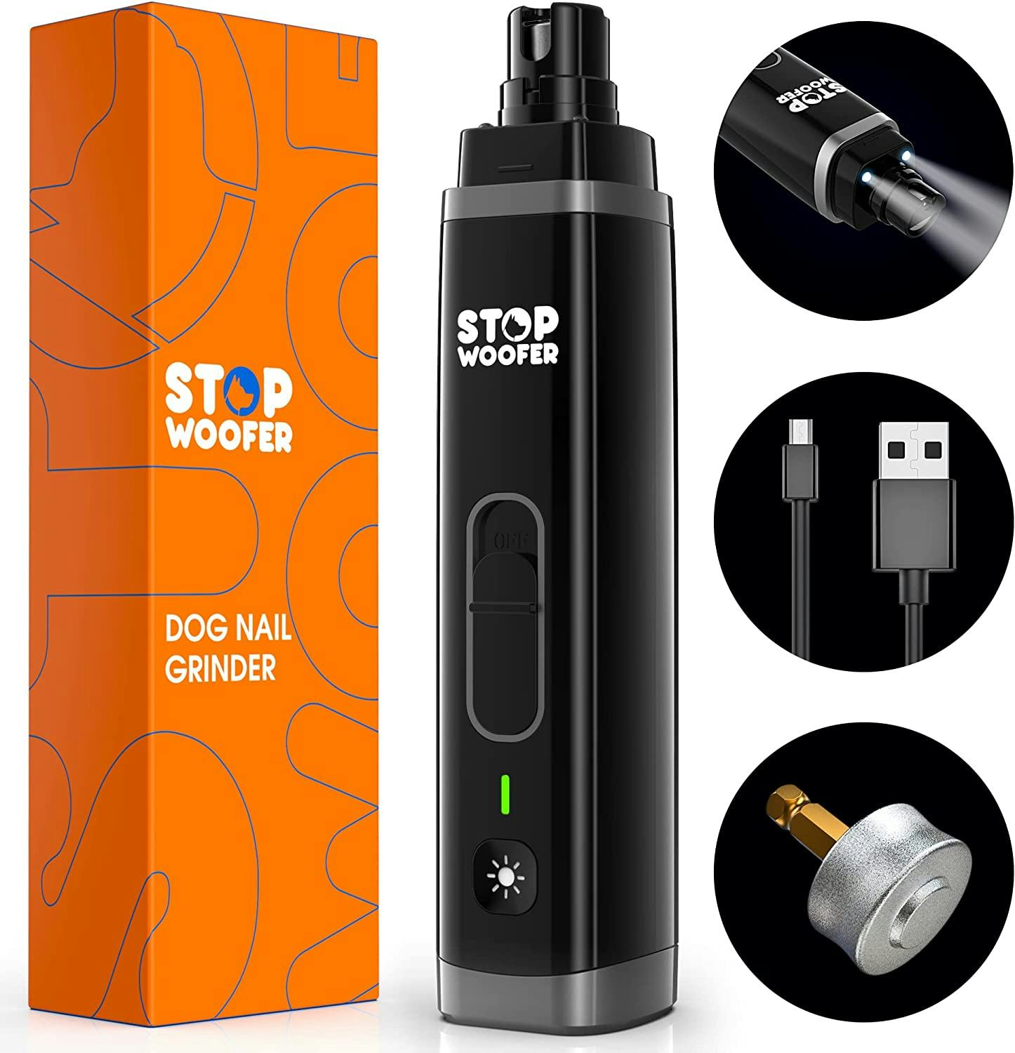 STOPWOOFER Dog Nail Grinder