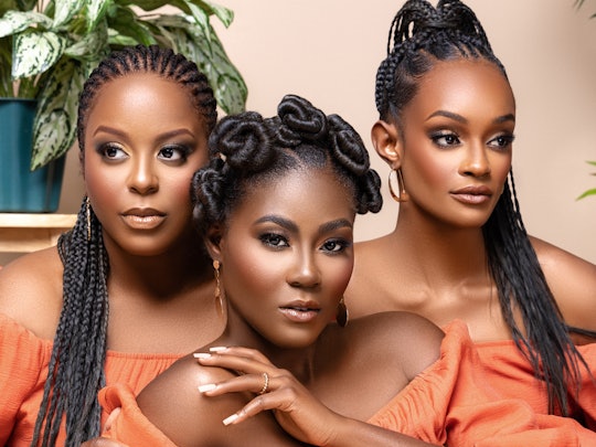 Osahon Ojeaga, founder and CEO of Nourie plant-based braiding hair, chats with Bustle.