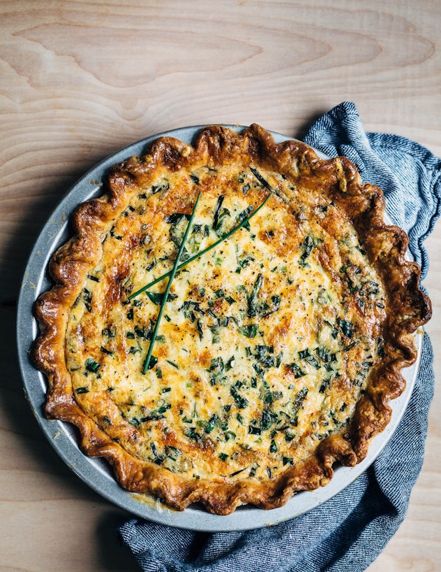 make this cheese egg quiche spring recipe