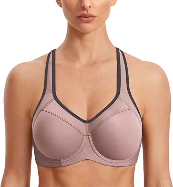 SYROKAN Lightly Lined Underwire Sports Bra