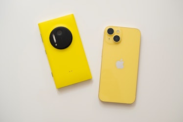 Many people believe this is the Only Yellow Phone That Matters. Not hard to see why. RIP Windows Pho...