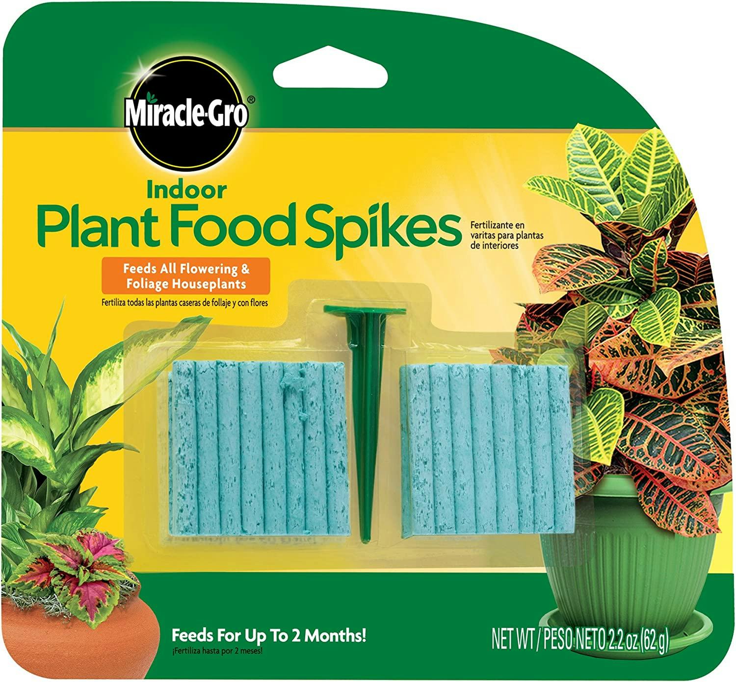 Miracle-Gro Indoor Plant Food Spikes (48-Pack)
