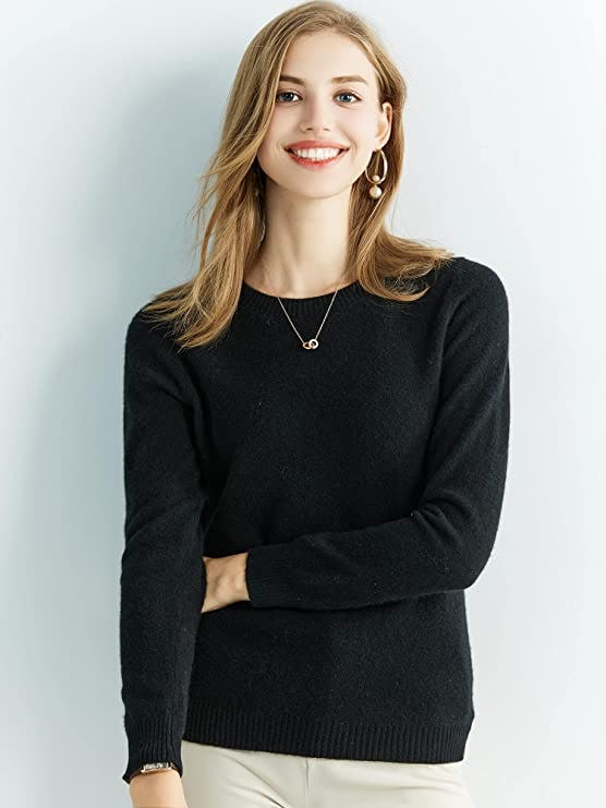 LINY XIN Wool Crewneck Sweater