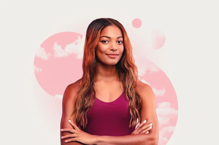 Olympian Gabby Thomas shares her self-care routine, which includes a skin care regimen, sleep, and c...