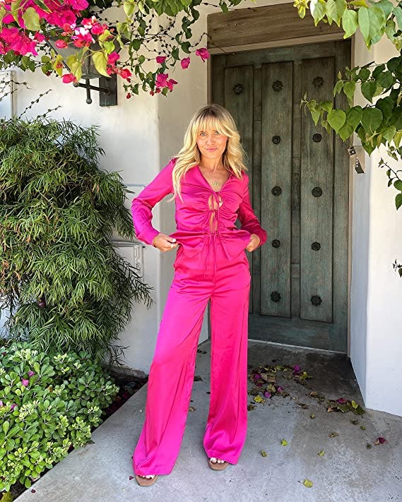 The Drop Wide Leg Pull-On Pants