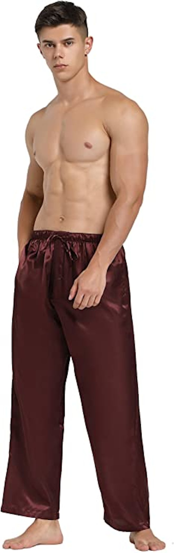 Lavenderi Men’s Satin Pajama Pants