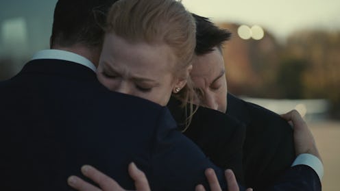 Jeremy Strong, Sarah Snook, and Kieran Culkin on 'Succession' Season 4. Photo via HBO