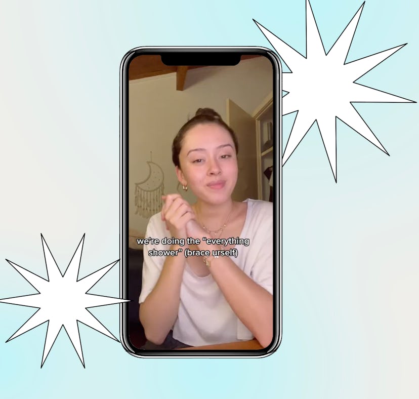 A TikToker does an everything shower from TikTok, and I reached out to a dermatologist to see the or...