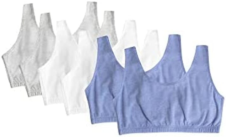 Fruit Of the Loom Tank Style Sports Bra (6-Pack)