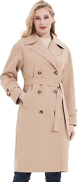 RISISSIDA Double-Breasted Trench Coat