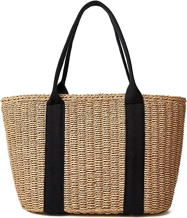 Epison Large Woven Straw Bag