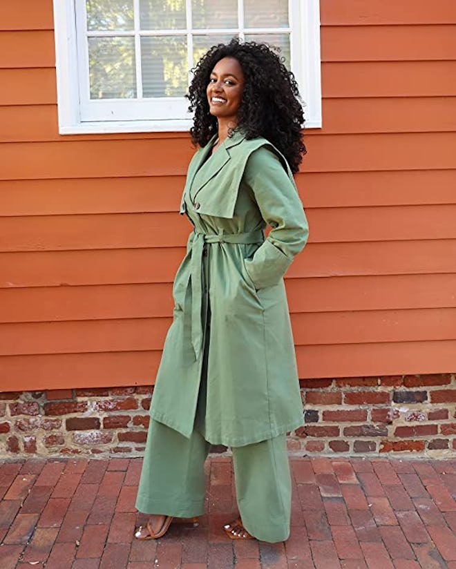 The Drop Flap Trench Coat