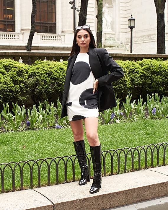 The Drop Polka Dot Mini Shift Dress