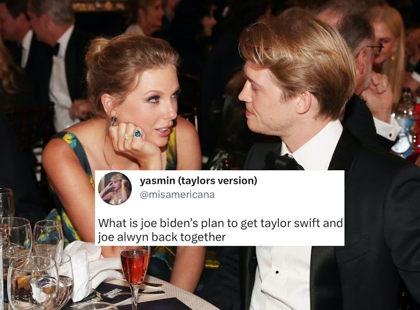 Taylor Swift and Joe Alwyn, who reportedly broke up