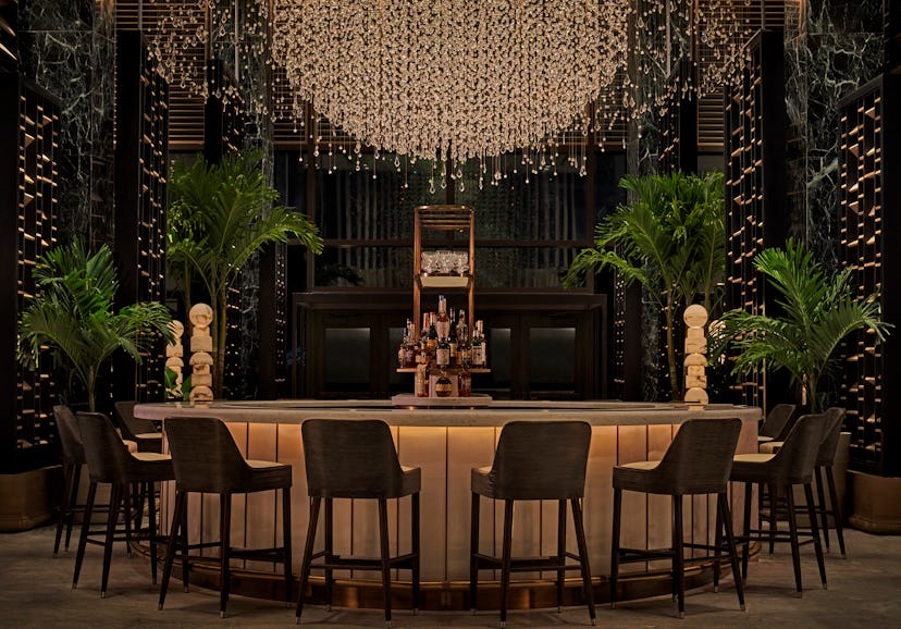 The Chandelier Bar at the Four Seasons Hotel New Orleans.