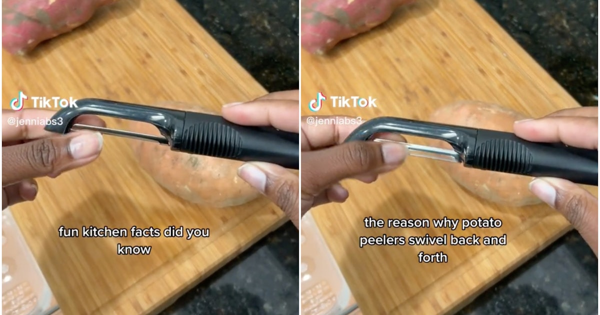 A Viral TikTok About Potato Peelers Is Blowing The Internet's Mind