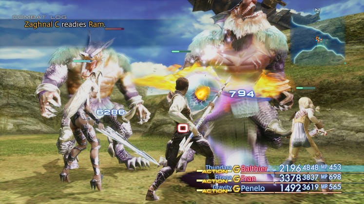 Final Fantasy XII combat