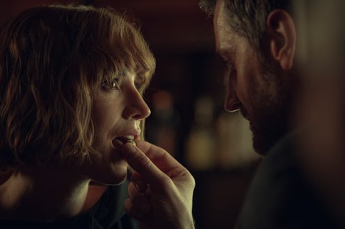 Charlie Murphy & Richard Armitage in ‘Obsession.’ Photo via Netflix