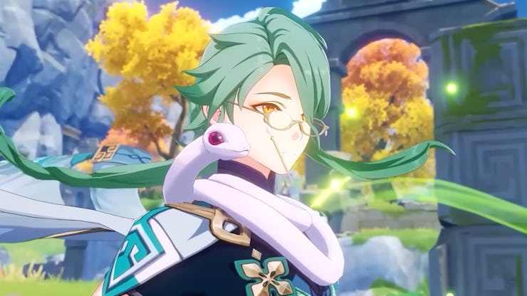 Baizhu and Changsheng in Genshin Impact