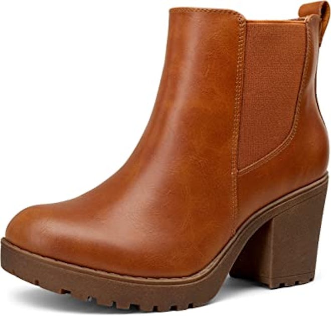 Vepose Low Heel Chelsea Boots