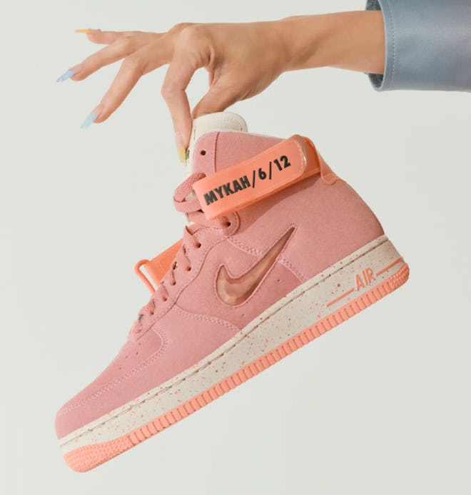 Pink Customizable Nike High Tops