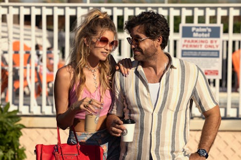 Abbey Lee as Delly West, Edgar Ramírez as Mike Valentine 'Florida Man' Season 1, via Netflix's press...